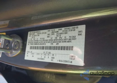 2025 Ford Escape St-Line из США, поврежденный, VIN 1FMCU0MN2SUB22812